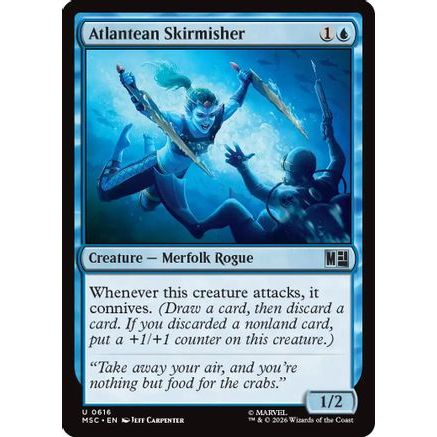 Atlantean Skirmisher (MSC-616) - Commander: Marvel Super Heroes