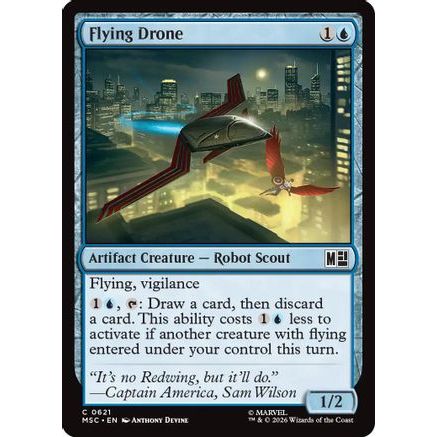 Flying Drone (MSC-621) - Commander: Marvel Super Heroes Foil