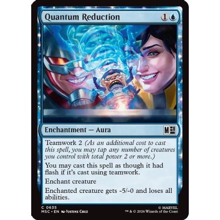 Quantum Reduction (MSC-635) - Commander: Marvel Super Heroes Foil