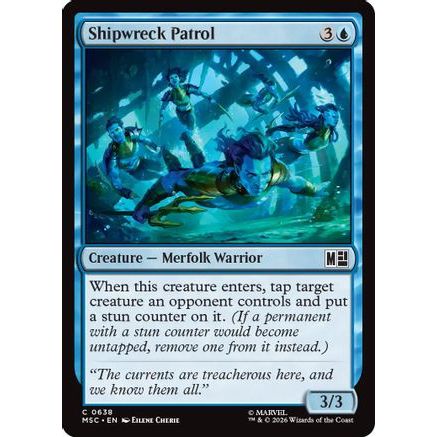 Shipwreck Patrol (MSC-638) - Commander: Marvel Super Heroes Foil