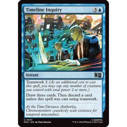 Timeline Inquiry (MSC-641) - Commander: Marvel Super Heroes