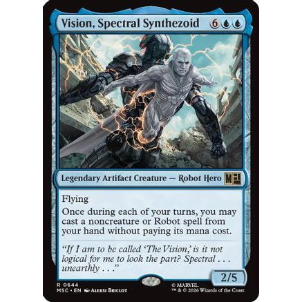 Vision, Spectral Synthezoid (MSC-644) - Commander: Marvel Super Heroes Foil
