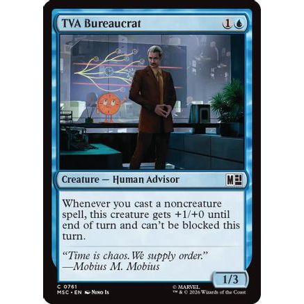 TVA Bureaucrat (MSC-761) - Commander: Marvel Super Heroes Foil