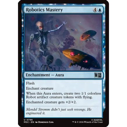 Robotics Mastery (MSC-786) - Commander: Marvel Super Heroes Foil