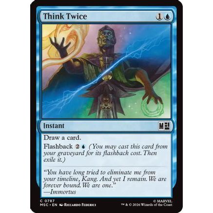 Think Twice (MSC-787) - Commander: Marvel Super Heroes Foil