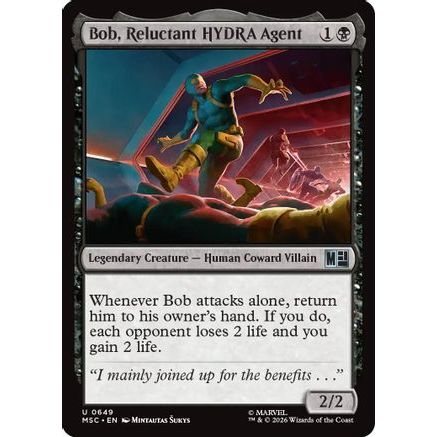 Bob, Reluctant HYDRA Agent (MSC-649) - Commander: Marvel Super Heroes Foil