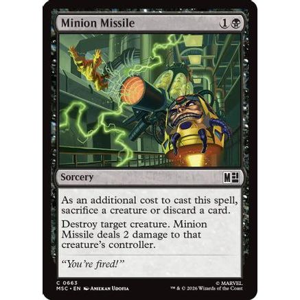 Minion Missile (MSC-663) - Commander: Marvel Super Heroes