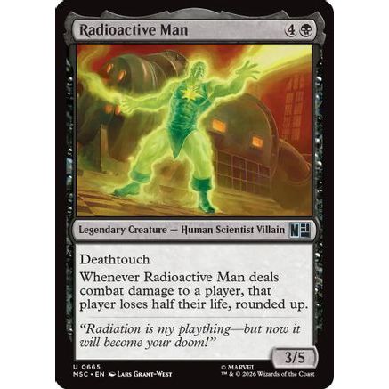 Radioactive Man (MSC-665) - Commander: Marvel Super Heroes