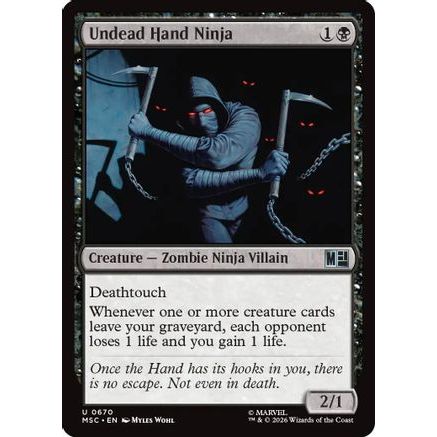 Undead Hand Ninja (MSC-670) - Commander: Marvel Super Heroes