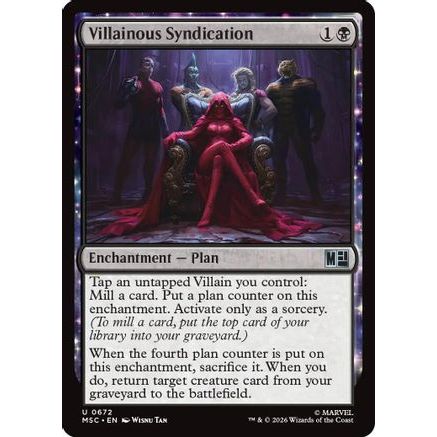 Villainous Syndication (MSC-672) - Commander: Marvel Super Heroes