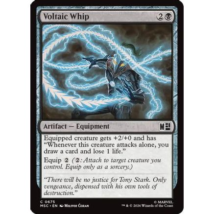 Voltaic Whip (MSC-675) - Commander: Marvel Super Heroes Foil