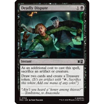 Deadly Dispute (MSC-794) - Commander: Marvel Super Heroes Foil