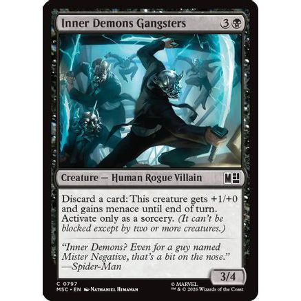 Inner Demons Gangsters (MSC-797) - Commander: Marvel Super Heroes Foil
