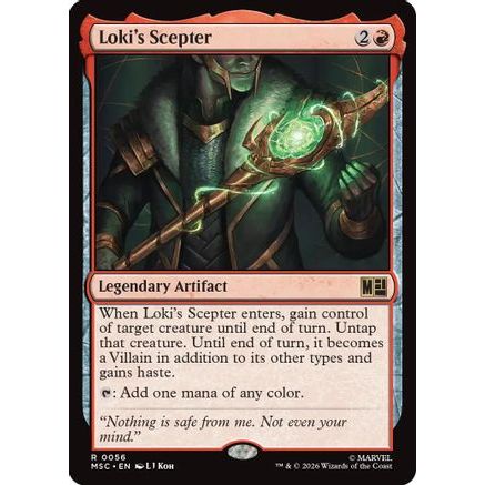 Loki's Scepter (MSC-056) - Commander: Marvel Super Heroes
