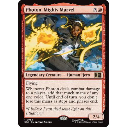 Photon, Mighty Marvel (MSC-058) - Commander: Marvel Super Heroes Foil