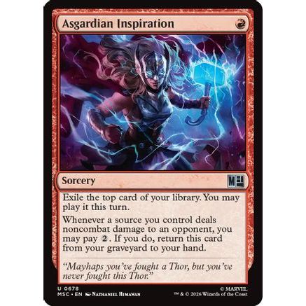 Asgardian Inspiration (MSC-678) - Commander: Marvel Super Heroes Foil
