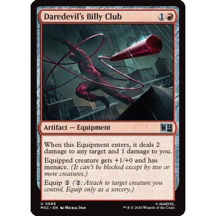 Daredevil's Billy Club (MSC-686) - Commander: Marvel Super Heroes Foil