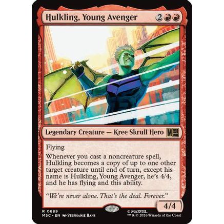 Hulkling, Young Avenger (MSC-689) - Commander: Marvel Super Heroes