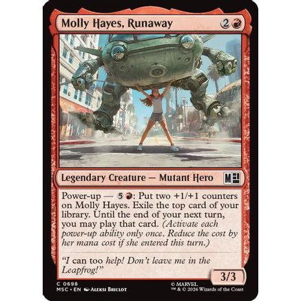 Molly Hayes, Runaway (MSC-698) - Commander: Marvel Super Heroes