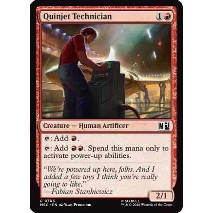Quinjet Technician (MSC-703) - Commander: Marvel Super Heroes Foil