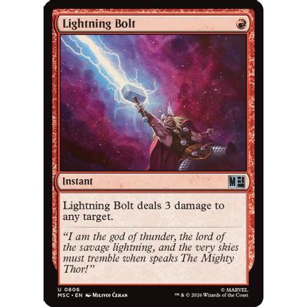 Lightning Bolt (MSC-806) - Commander: Marvel Super Heroes