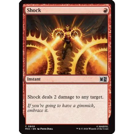 Shock (MSC-809) - Commander: Marvel Super Heroes Foil