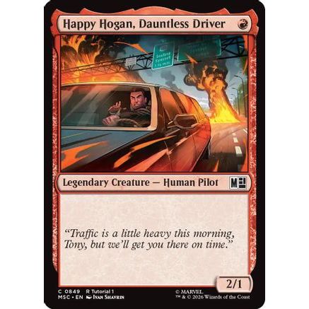 Happy Hogan, Dauntless Driver (0849) (MSC-849) - Commander: Marvel Super Heroes
