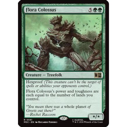 Flora Colossus (MSC-561) - Commander: Marvel Super Heroes