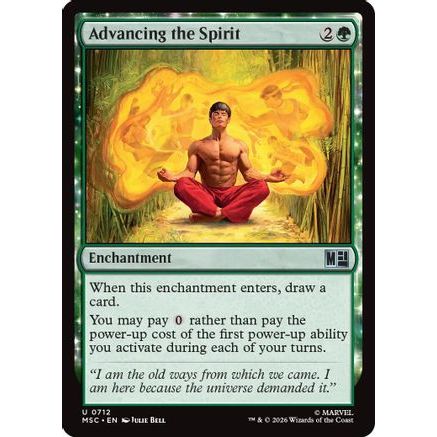 Advancing the Spirit (MSC-712) - Commander: Marvel Super Heroes Foil