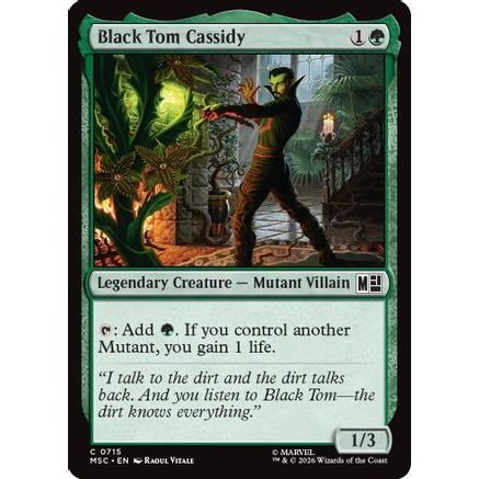 Black Tom Cassidy (MSC-715) - Commander: Marvel Super Heroes Foil