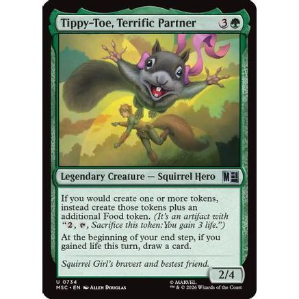 Tippy-Toe, Terrific Partner (MSC-734) - Commander: Marvel Super Heroes