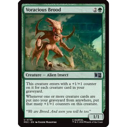 Voracious Brood (MSC-735) - Commander: Marvel Super Heroes