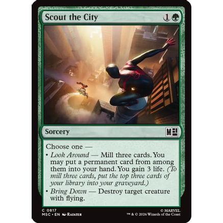Scout the City (MSC-817) - Commander: Marvel Super Heroes Foil