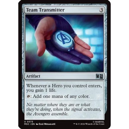 Team Transmitter (MSC-573) - Commander: Marvel Super Heroes Foil