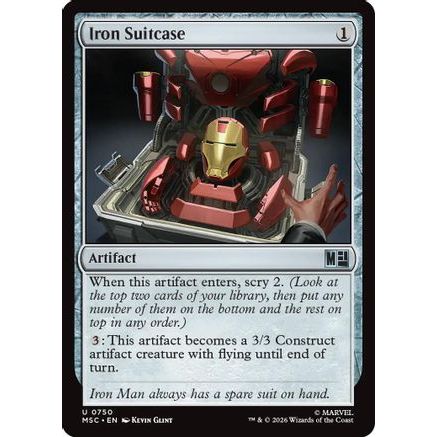 Iron Suitcase (MSC-750) - Commander: Marvel Super Heroes