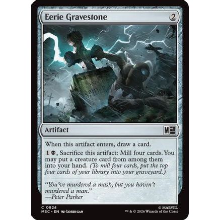Eerie Gravestone (MSC-824) - Commander: Marvel Super Heroes Foil
