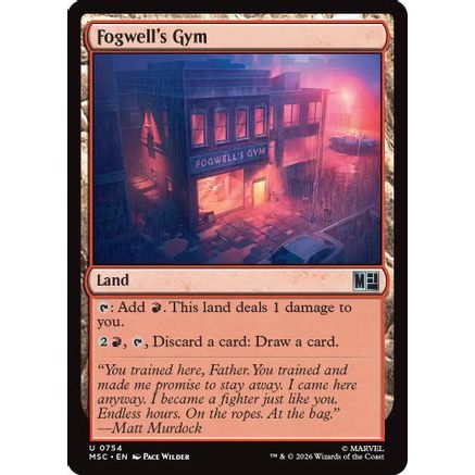 Fogwell's Gym (MSC-754) - Commander: Marvel Super Heroes Foil