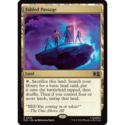Fabled Passage (Surge Foil) (MSC-242) - Commander: Marvel Super Heroes Foil