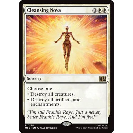 Cleansing Nova (Surge Foil) (MSC-124) - Commander: Marvel Super Heroes Foil