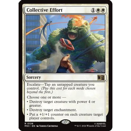 Collective Effort (MSC-126) - Commander: Marvel Super Heroes