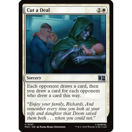 Cut a Deal (Surge Foil) (MSC-127) - Commander: Marvel Super Heroes Foil