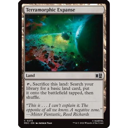 Terramorphic Expanse (0273) (Surge Foil) (MSC-273) - Commander: Marvel Super Heroes Foil