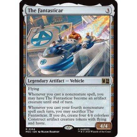 The Fantasticar (MSC-104) - Commander: Marvel Super Heroes