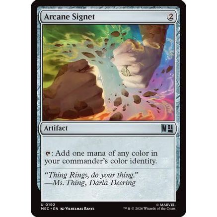 Arcane Signet (0192) (Surge Foil) (MSC-192) - Commander: Marvel Super Heroes Foil