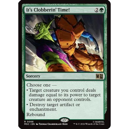 It's Clobberin' Time! (MSC-066) - Commander: Marvel Super Heroes