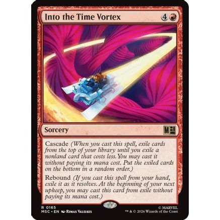 Into the Time Vortex (Surge Foil) (MSC-165) - Commander: Marvel Super Heroes Foil