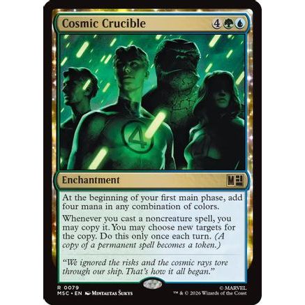 Cosmic Crucible (Surge Foil) (MSC-079) - Commander: Marvel Super Heroes Foil