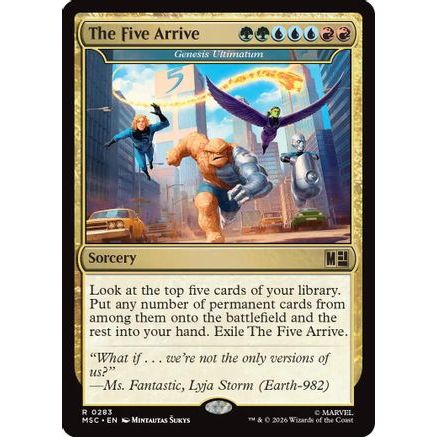 The Five Arrive - Genesis Ultimatum (MSC-283) - Commander: Marvel Super Heroes