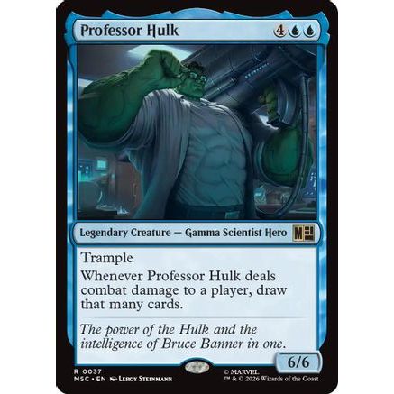 Professor Hulk (Surge Foil) (MSC-037) - Commander: Marvel Super Heroes Foil