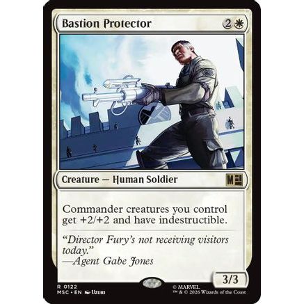 Bastion Protector (Surge Foil) (MSC-122) - Commander: Marvel Super Heroes Foil
